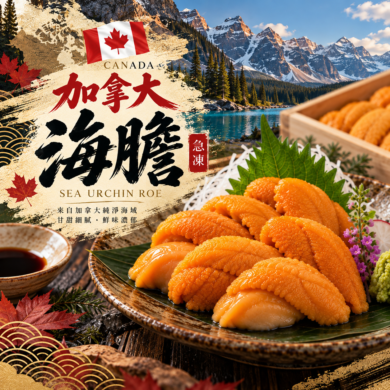 加拿大急凍海膽|Canada Uni 100g